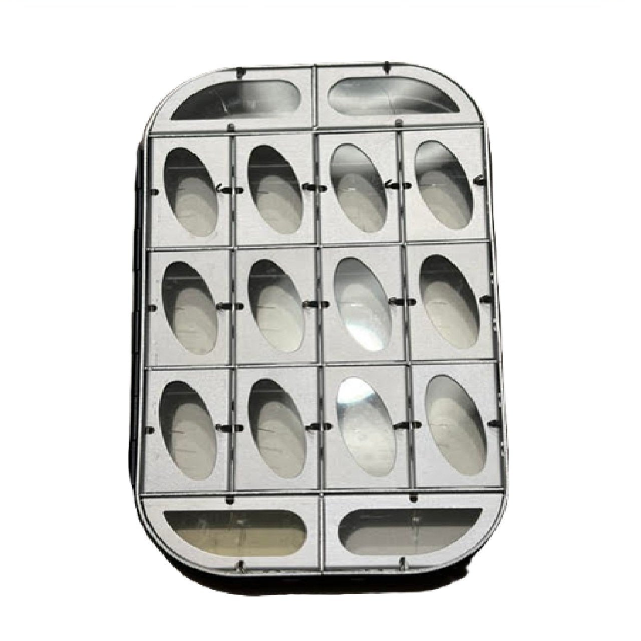 Okuma Classic Aluminum Fly Fishing Tackle Box with 16 Compartments Fly Box BM1