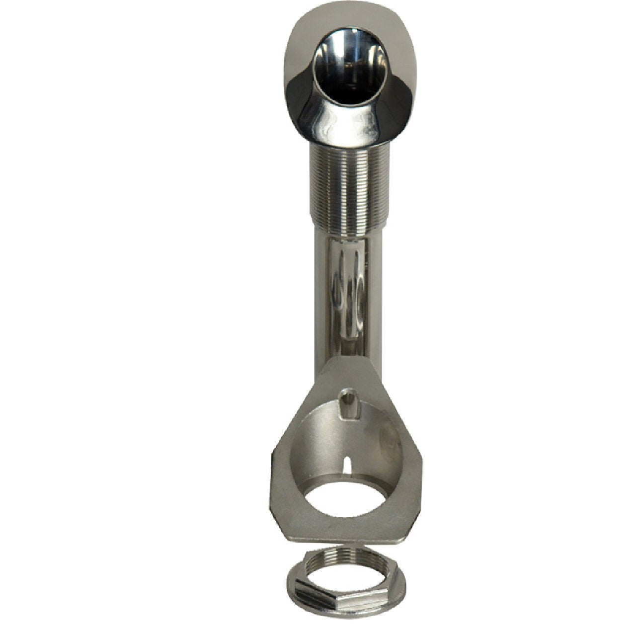 C.E. Smith 70 Series Screwless Flush Mount Rod Holder - 30 Degree - Stainless Steel - Cast Bottom - Black Liner - Boxed