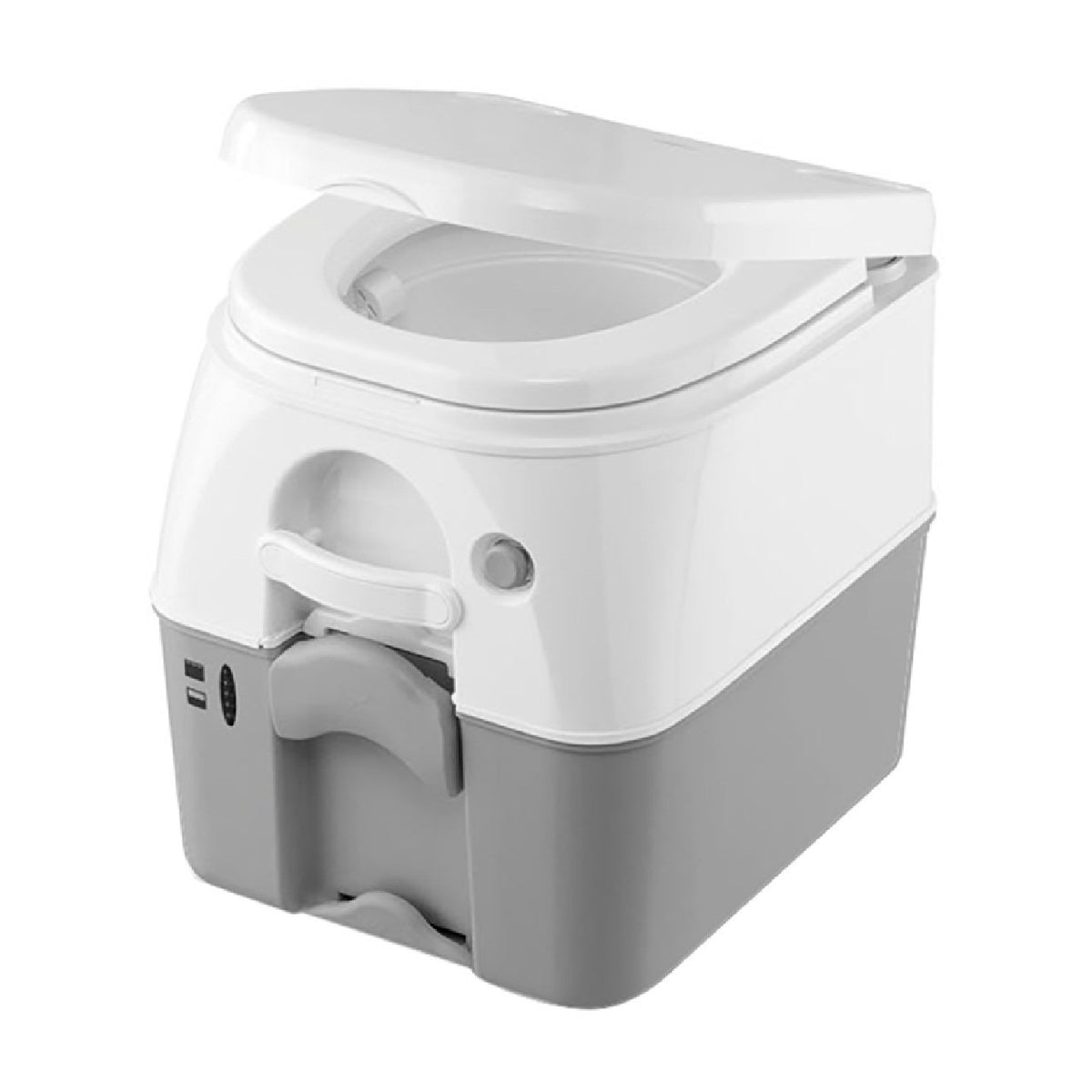 Dometic 975 Portable Toilet w/Mounting Brackets - 5 Gallon - Grey
