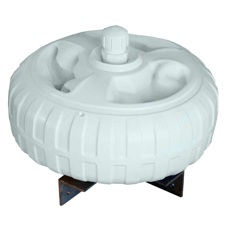 Dock Edge Inflatable Dock Wheel - 18" - White | Dock Protection Fender