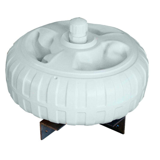 Dock Edge Inflatable Dock Wheel - 18" - White | Dock Protection Fender