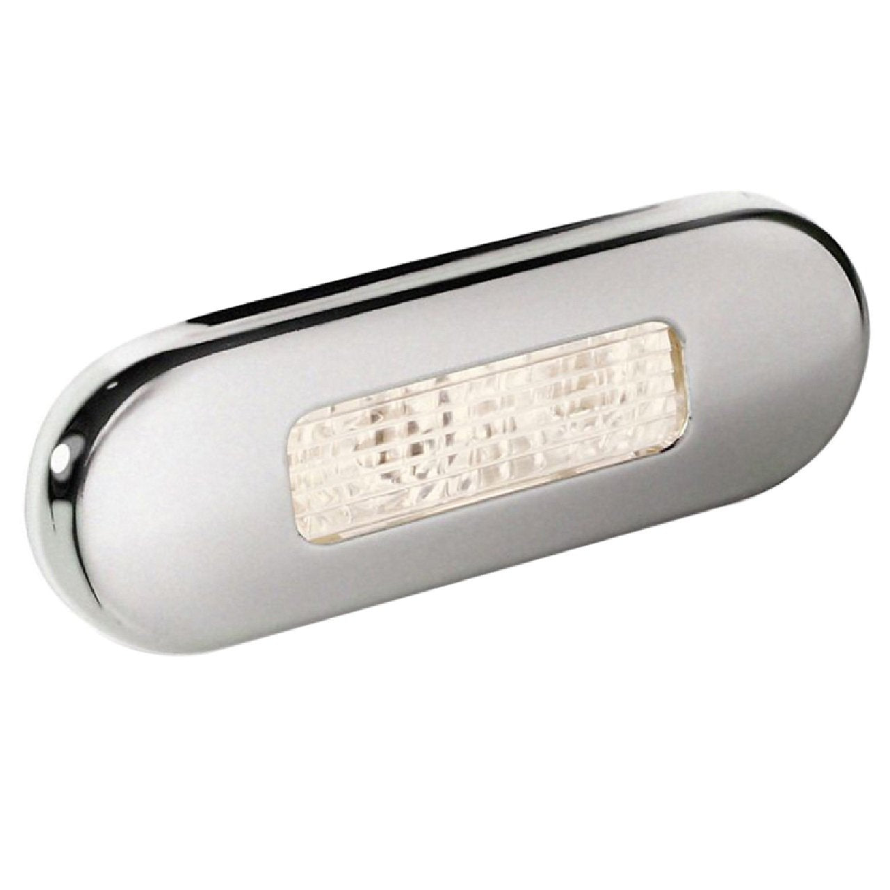 Hella Marine Surface Mount Oblong LED Courtesy Lamp - Warm White LED - SS Bezel