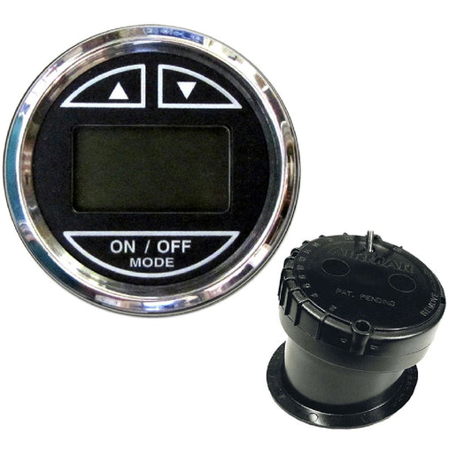 Faria Chesapeake Black 2" Depth Sounder w/In-Hull Transducer