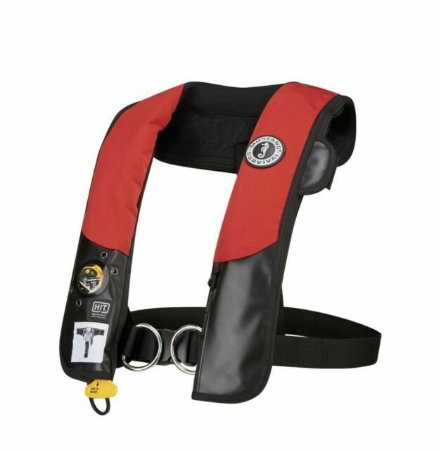 Mustang HIT Inflatable Automatic PFD With Harness-Red/Black