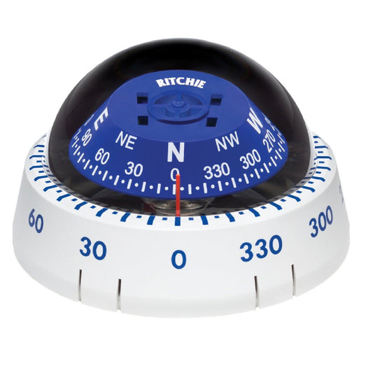 Ritchie XP-99W Kayaker Compass - Surface Mount - White