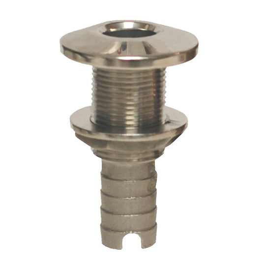 GROCO Stainless Steel Hose Barb Thru-Hull Fitting - 1