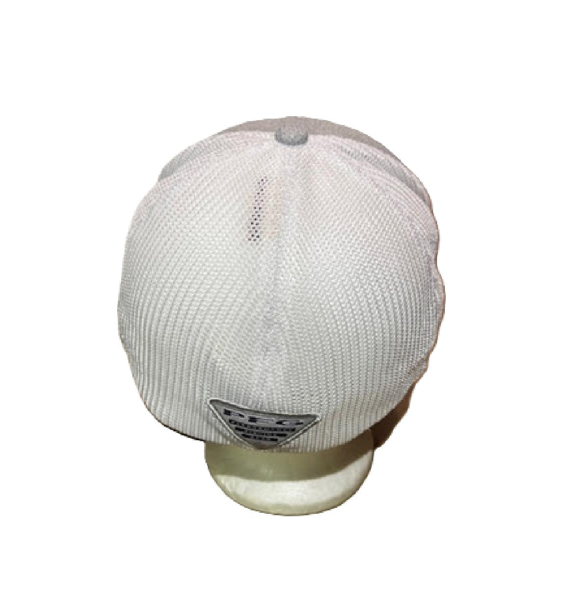 Columbia PFG Fish Flag Mesh Fishing Hat L/XL Gray/White BM1