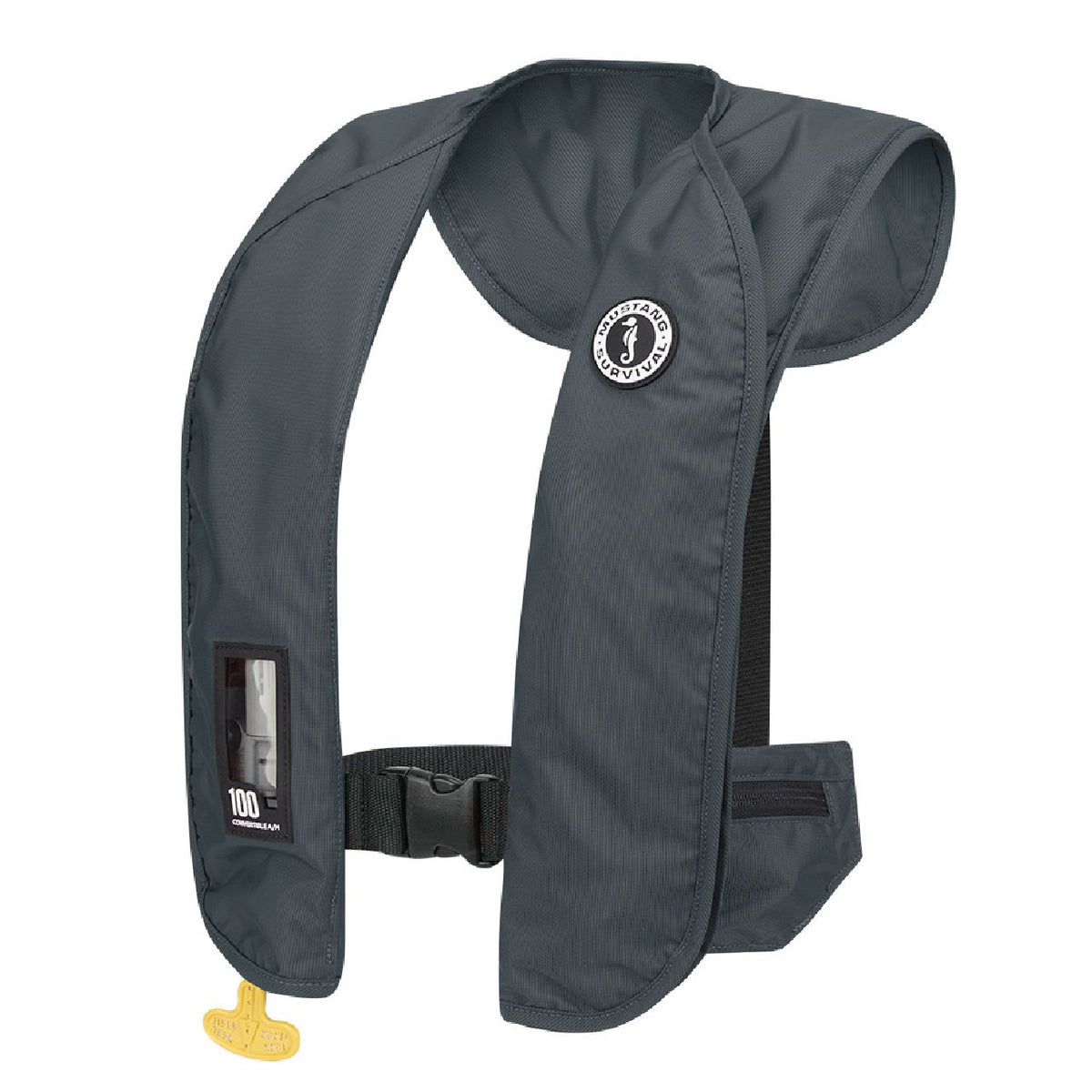 Mustang MIT 100 Convertible Inflatable PFD - Admiral Grey