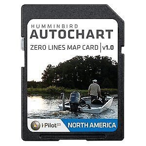 Humminbird 600033-1 AutoChart Zero Line North America Map SD Card