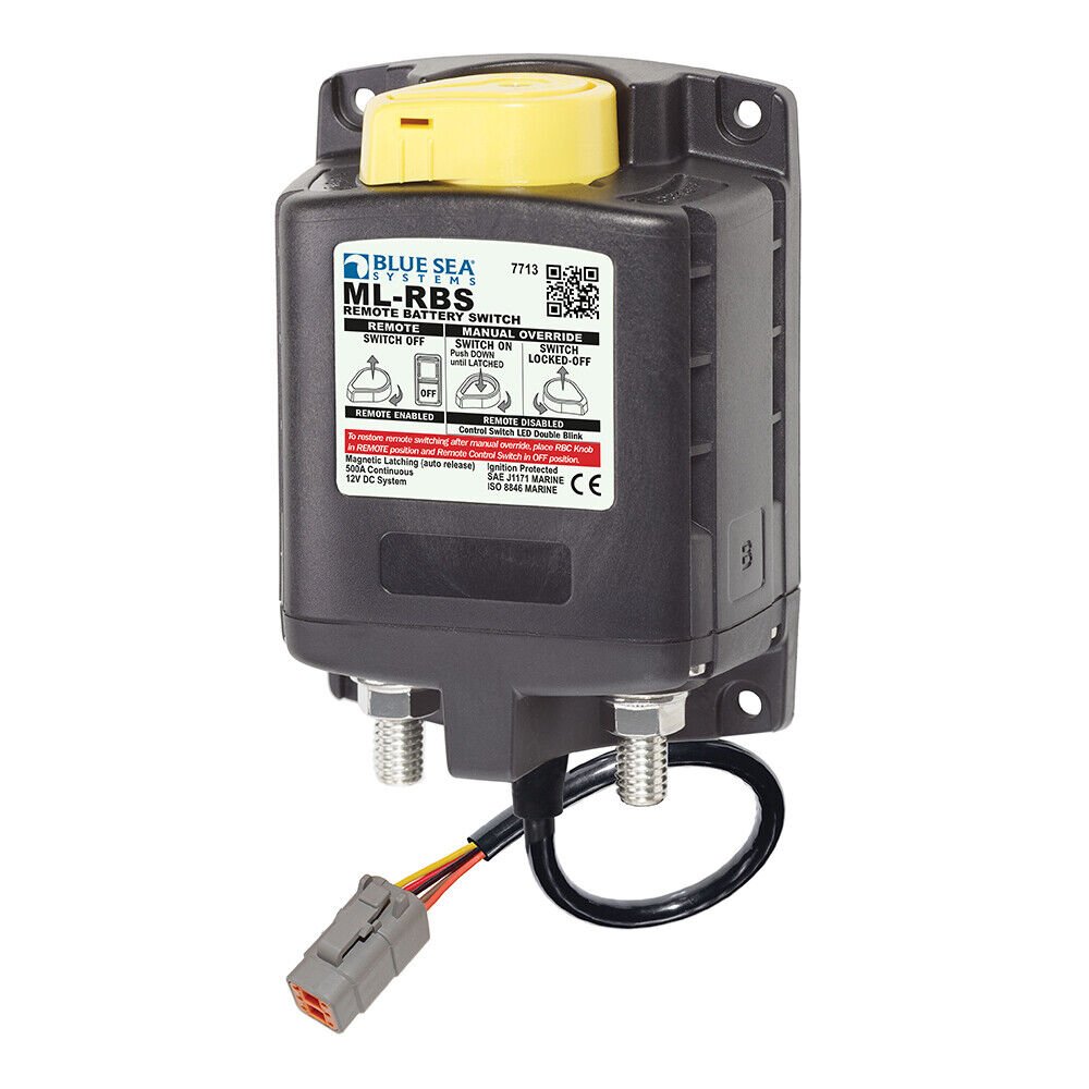 Blue Sea Systems  Ml-rbs Remote Battery Switch W/manual