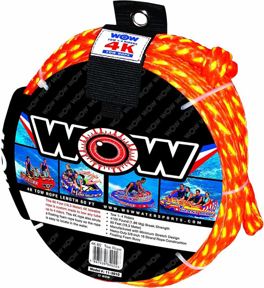 WOW World of Watersports 4k 60 ft. Tow Rope