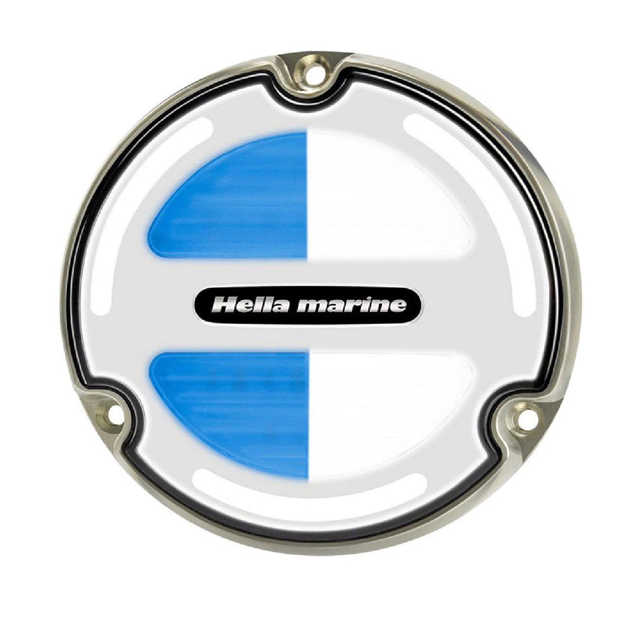 Hella Marine Apelo A3 White/Blue Underwater Boat Light - Bronze - White Lens