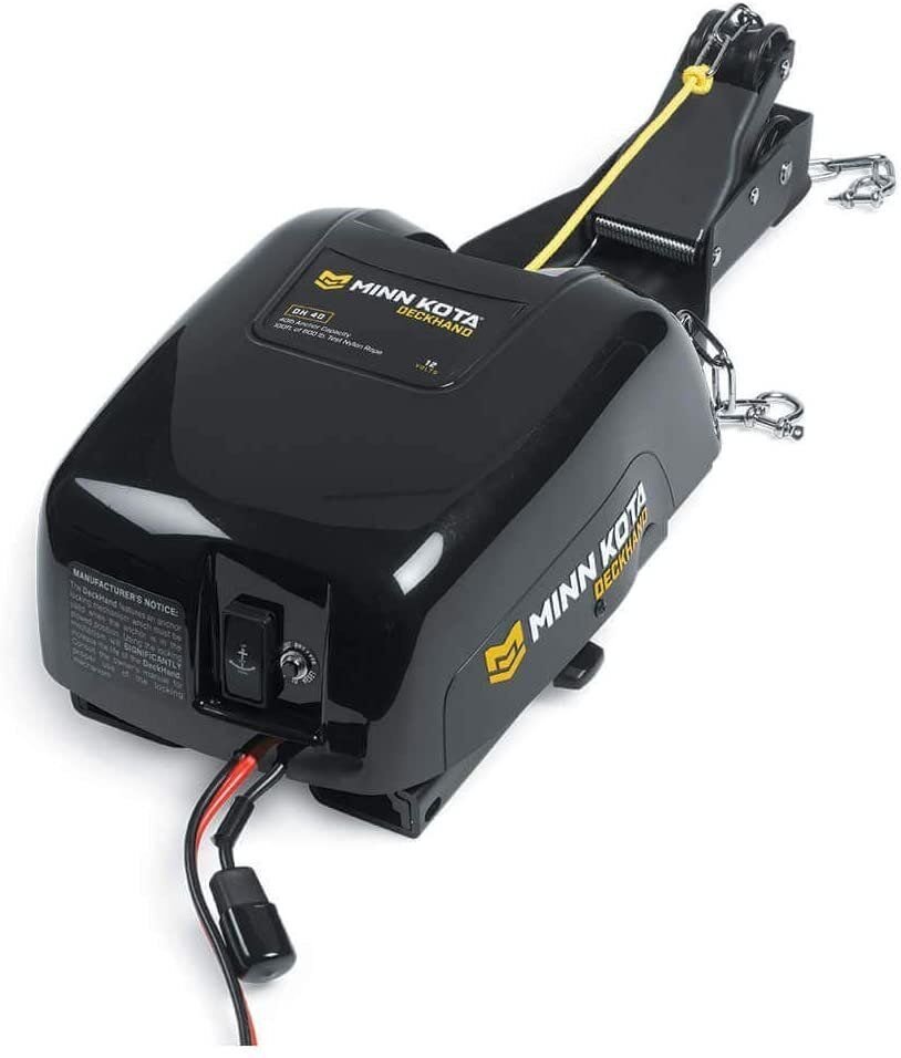 Minn Kota Pontoon Deckhand Electric, anchor Winch 40 lb Anchor Capacity