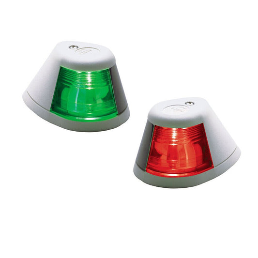 Perko 12V Navigation Side Lights - Pair - Horizontal Mount - White