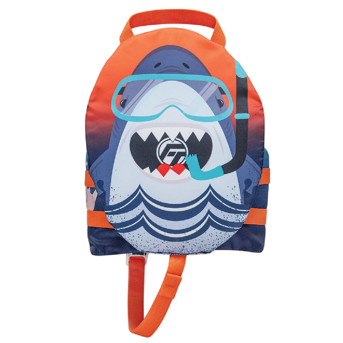 Full Throttle Child Water Buddies Life Vest - Shark - 30-50lbs Type III PFD
