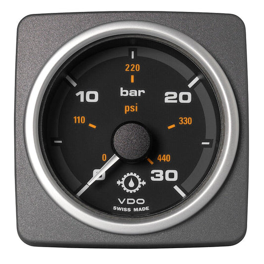 Veratron 52 MM (2-1/16") AcquaLink Transmission Oil Pressure 30 Bar/440 PSI -