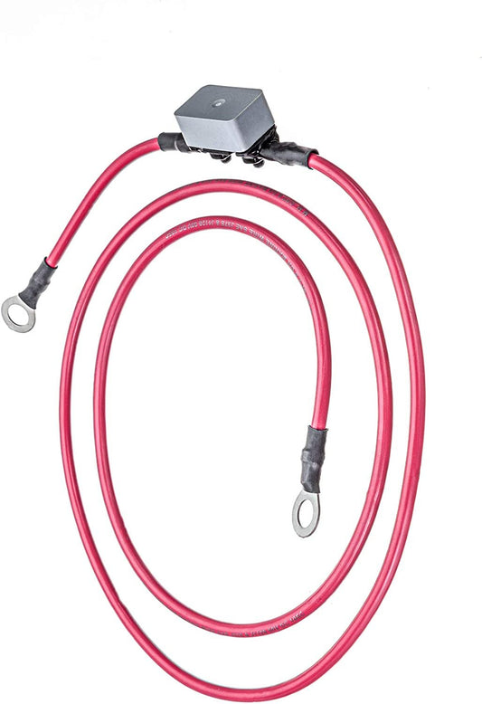 MotorGuide MM309922T 8 - Gauge Battery Cable and Terminals — 50 - Amp Manual Reset Breaker — Trolling Motor Surge Protection - The Online Fishing Store