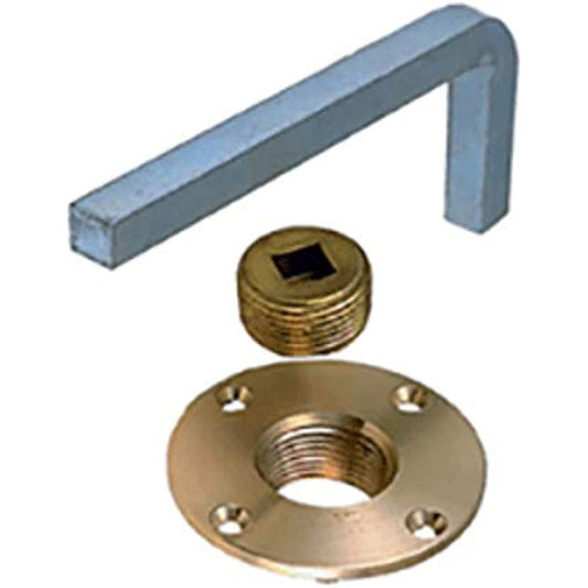 Perko Garboard Drain Plus w/Steel Wrench - The Online Fishing Store
