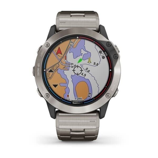 Smartwatch Garmin Quatix 6x Solar Marine GPS - The Online Fishing Store